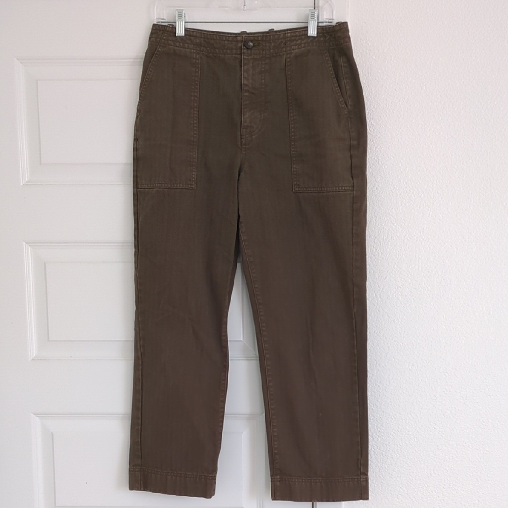 Women's Olive Barrel Pant